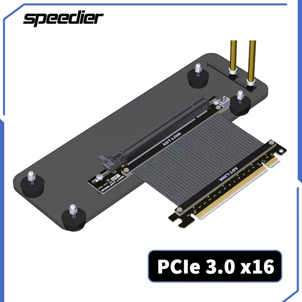 Pcie 4.0 X16 Riser Cable 90 Degree - PCI Express X16 Kartu Grafis Braket
