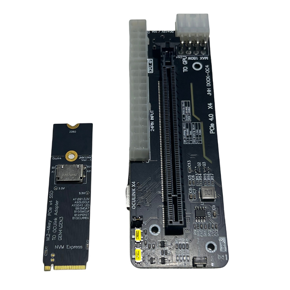 External Gpu Dock Pcie 4.0 Oculink - ABKJ-Untuk Kartu Grafis Eksternal Oculink/M.2 Nvme
