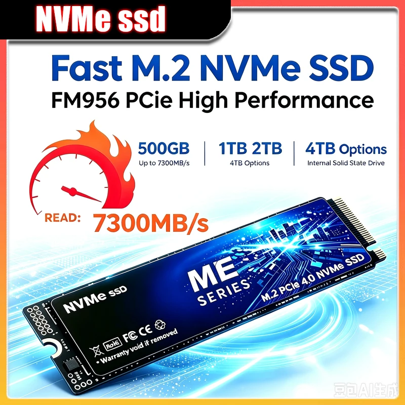 M.2 Nvme 4Tb Pcie 4.0 Ssd - ME SSD 500GB 1TB 2TB 4TB