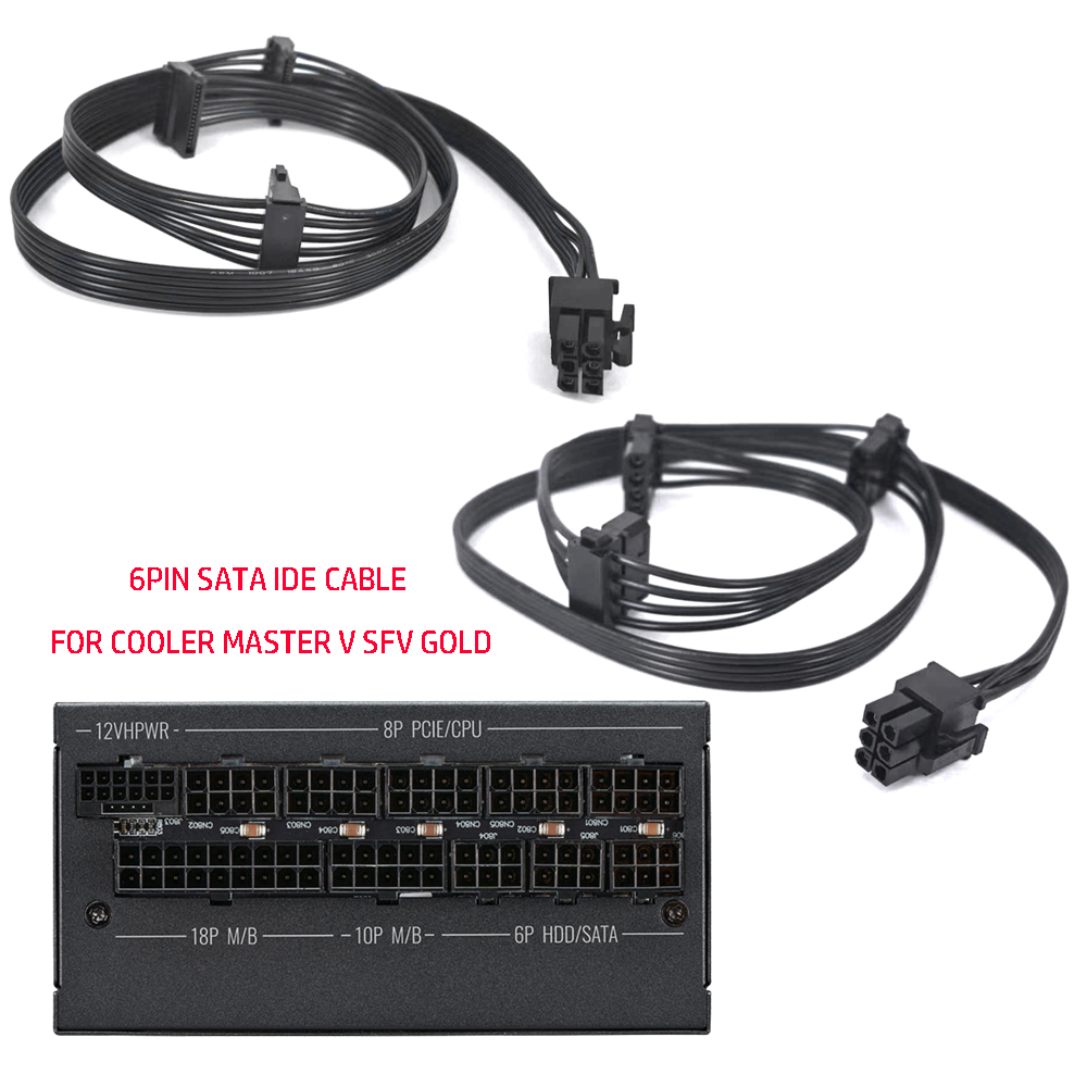 Sfx Power Supply 850W Gold - 6PIN PCIE Ke 3 * Kabel