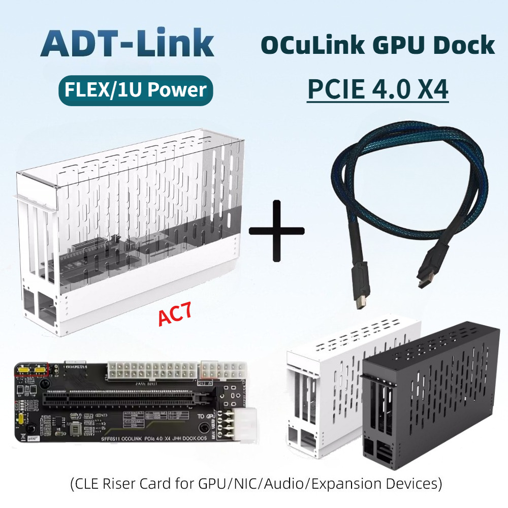 External Gpu Dock Pcie 4.0 Oculink - Dock Kartu Grafis EGPU Oculink 50CM