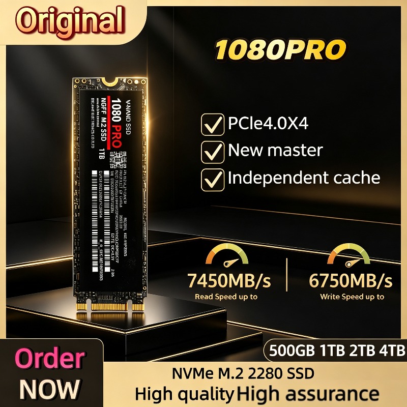 M.2 Nvme 4Tb Pcie 4.0 Ssd - 100% original 1080PRO dengan Pilihan 1TB,
