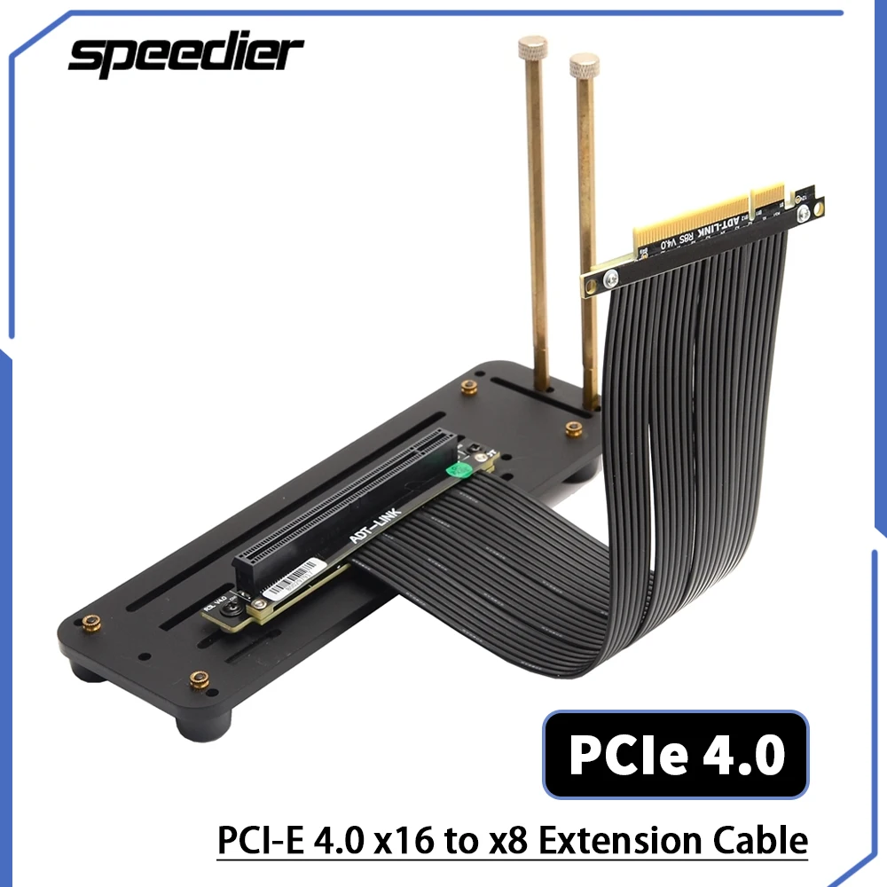 Pcie 4.0 X16 Riser Cable 90 Degree - Riser PCI Express 4.0 X8 Ke