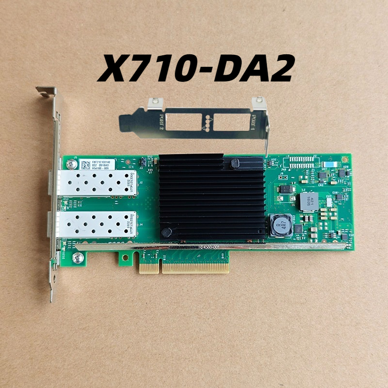 10Gb Sfp+ Pcie Network Card Dual Port - X710-DA2 Kartu Jaringan Server Dual Port