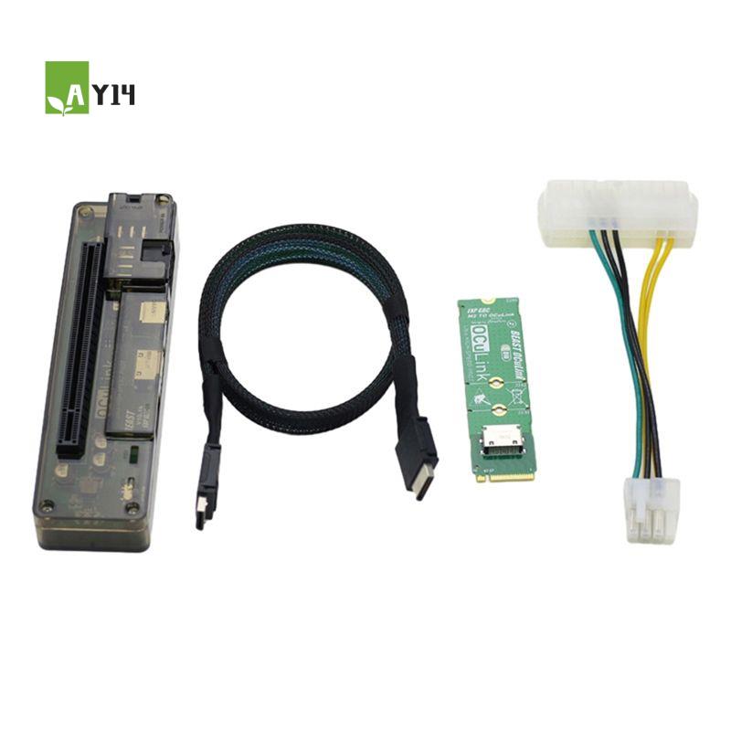 External Gpu Dock Pcie 4.0 Oculink - AY14 -M.2 MKEY Ke Adaptor OCULINK