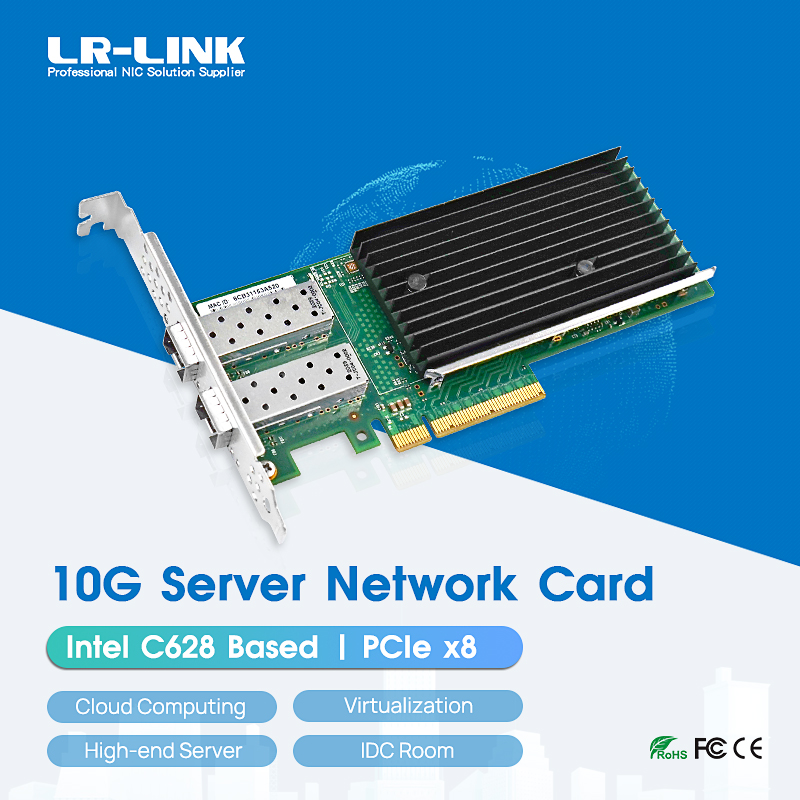 10Gb Sfp+ Pcie Network Card Dual Port - LR-LINK sf+ PCIe x8 kartu jaringan