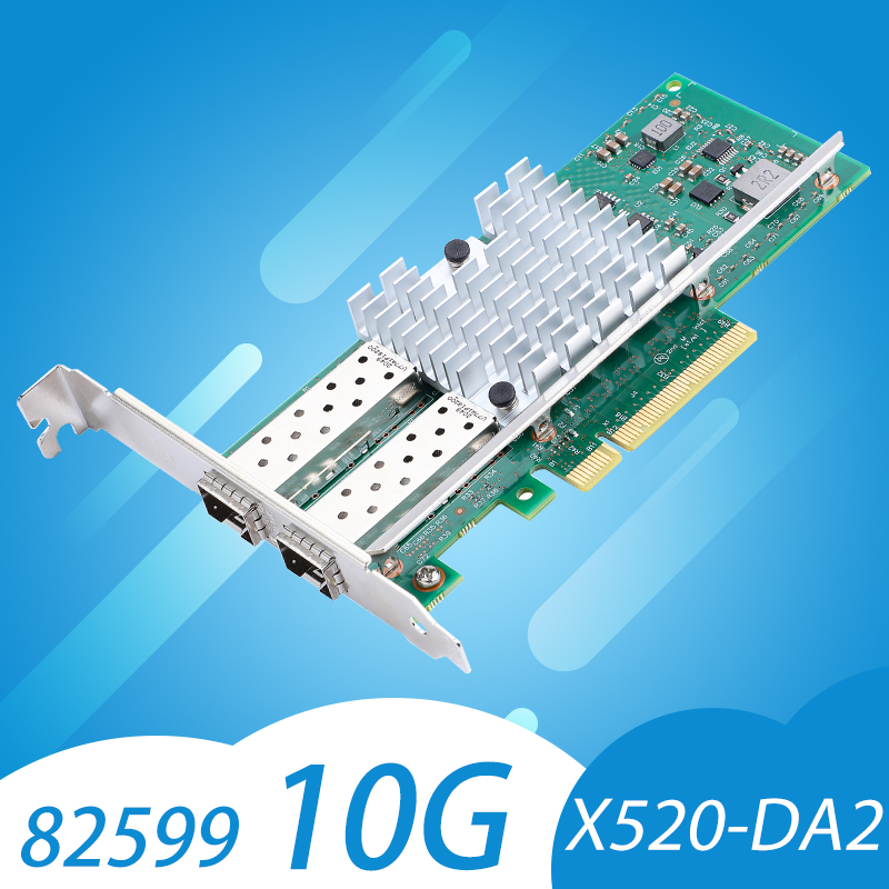 10Gb Sfp+ Pcie Network Card Dual Port - Intel X520-DA2 10Gb SFP+ PCI-E Kartu