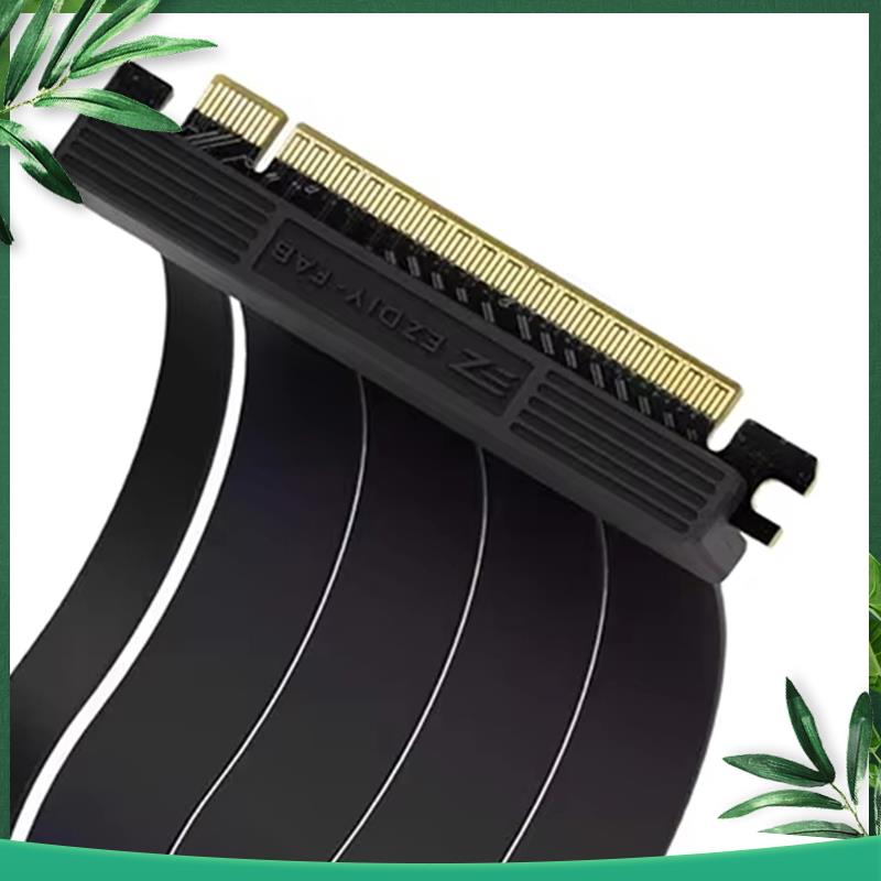 Pcie 4.0 X16 Riser Cable 90 Degree - (BARU) Braket Pemasangan GPU Vertikal dengan