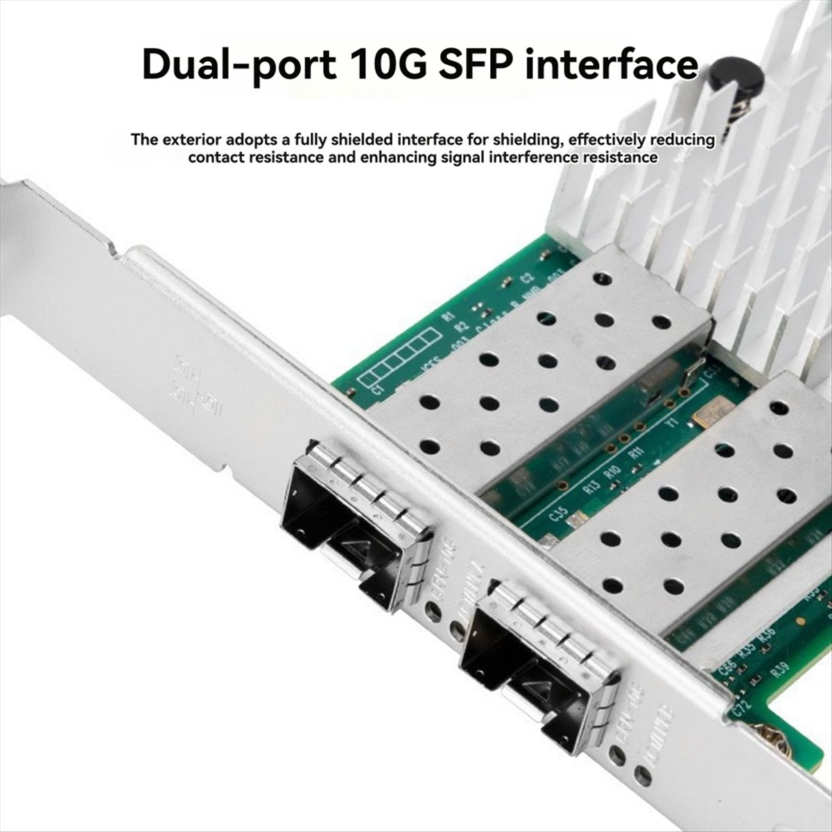 10Gb Sfp+ Pcie Network Card Dual Port - Stable- X520-DA1 10Gb SFP+ Kartu Jaringan