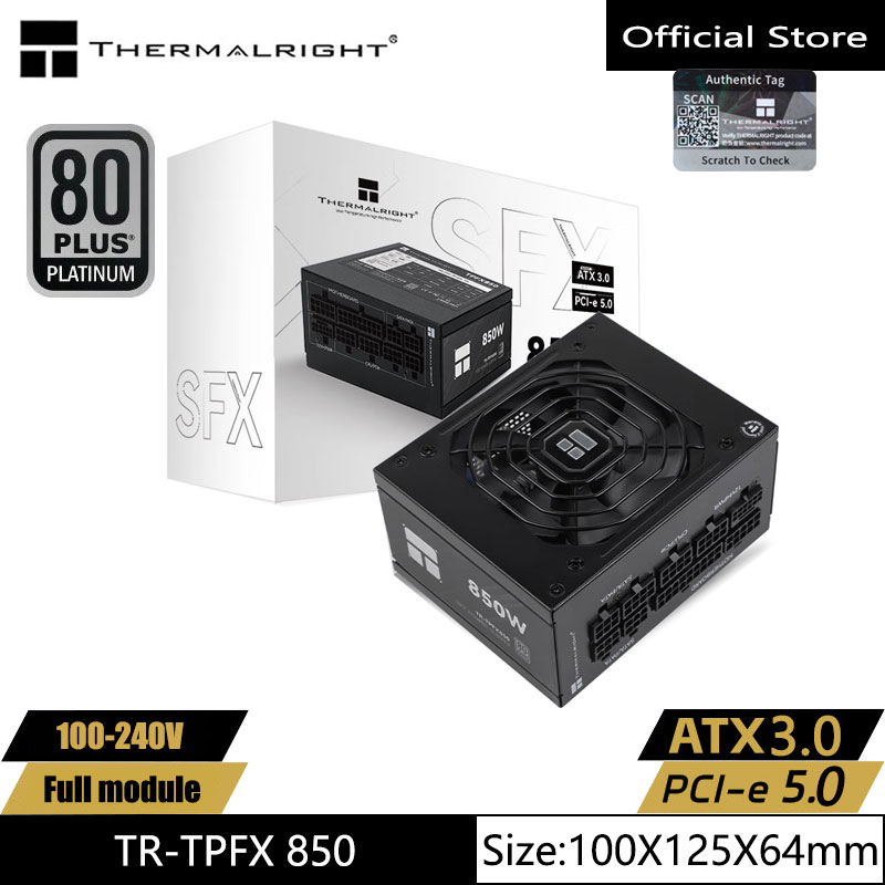 Sfx Power Supply 850W Gold - Thermalright TR-TPFX850 catu daya casing komputer,