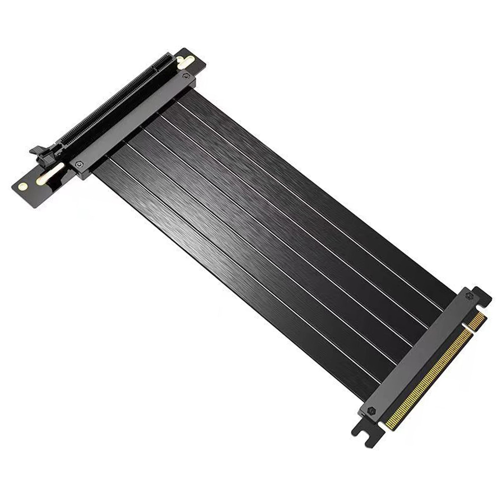 MZX PCIE 4.0 3.0 16X kabel Ris - Pcie 4.0 X16 Riser Cable 90 Degree ulasan dan harga