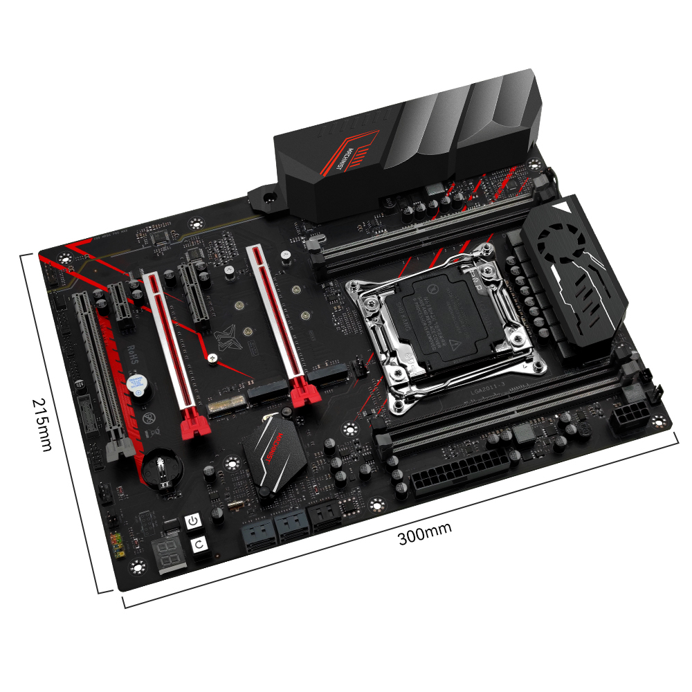 Kombo Motherboard MACHINIST X9 - X99 Dual Cpu Motherboard Combo ulasan dan harga