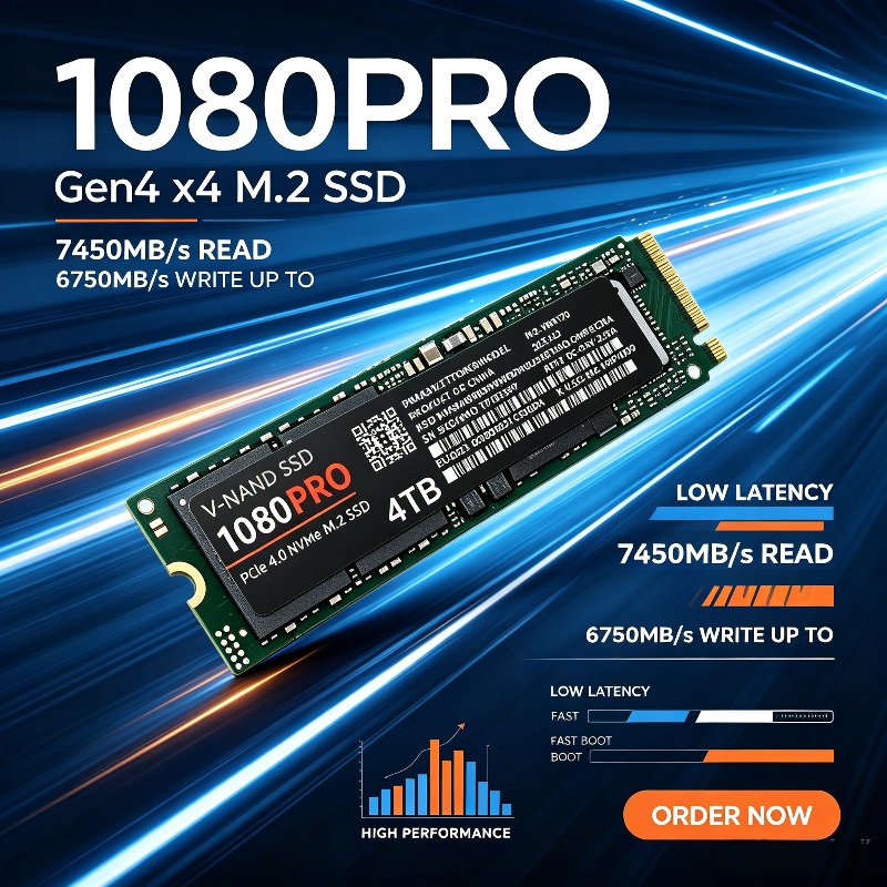 Original 1080Pro 512GB-4TB PCI - M.2 Nvme 4Tb Pcie 4.0 Ssd ulasan dan harga