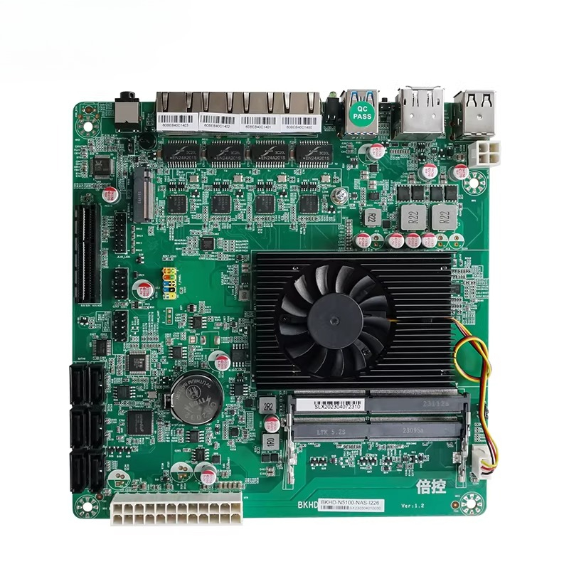 Motherboard NAS N5105 Quad-Cor - Nas Motherboard N100 6 Sata ulasan dan harga