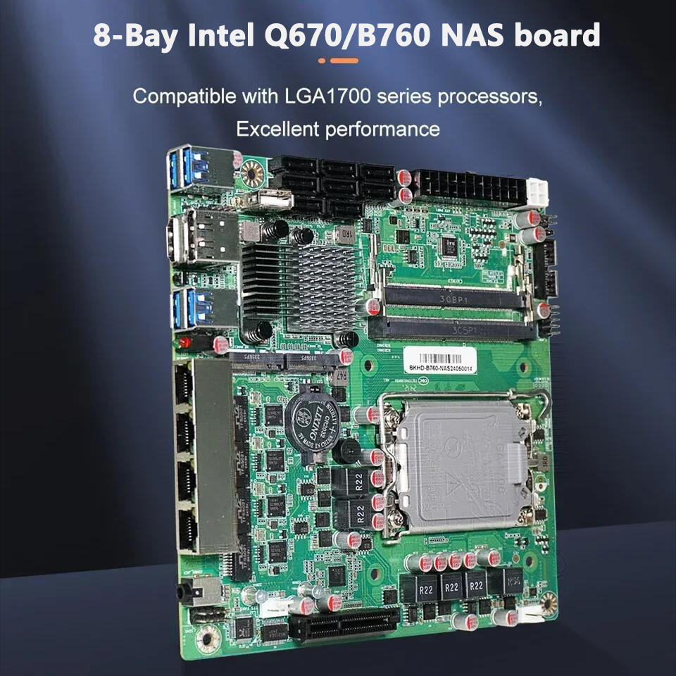 Motherboard NAS Topton Q670 B7 - Lga 1700 Ddr5 Itx Motherboard ulasan dan harga