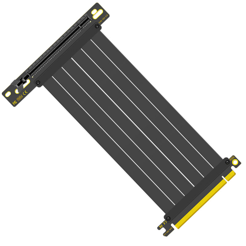 TEUCER PCI-E 4.0 X16 kabel Ris - Pcie 4.0 X16 Riser Cable 90 Degree ulasan dan harga