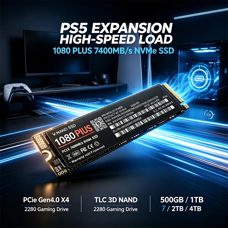 SSD Gaming M.2 NVMe 1080 PLUS  - M.2 Nvme 4Tb Pcie 4.0 Ssd ulasan dan harga