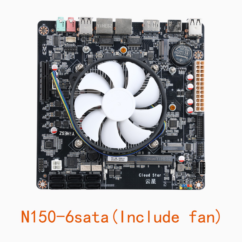 Motherboard NAS DDR4 N100/N150 - Nas Motherboard N100 6 Sata ulasan dan harga