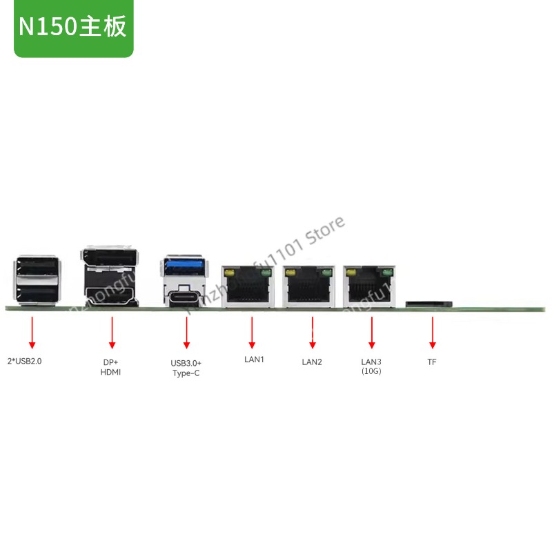 Motherboard SATA Host NAS N150 - Nas Motherboard N100 6 Sata ulasan dan harga