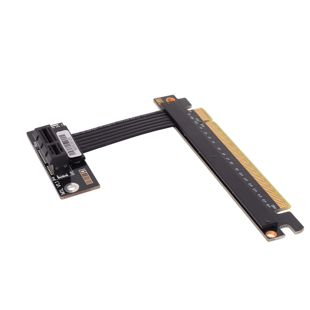 Kabel Ekstensi PCIe 4.0 X16 Ke - Pcie 4.0 X16 Riser Cable 90 Degree ulasan dan harga