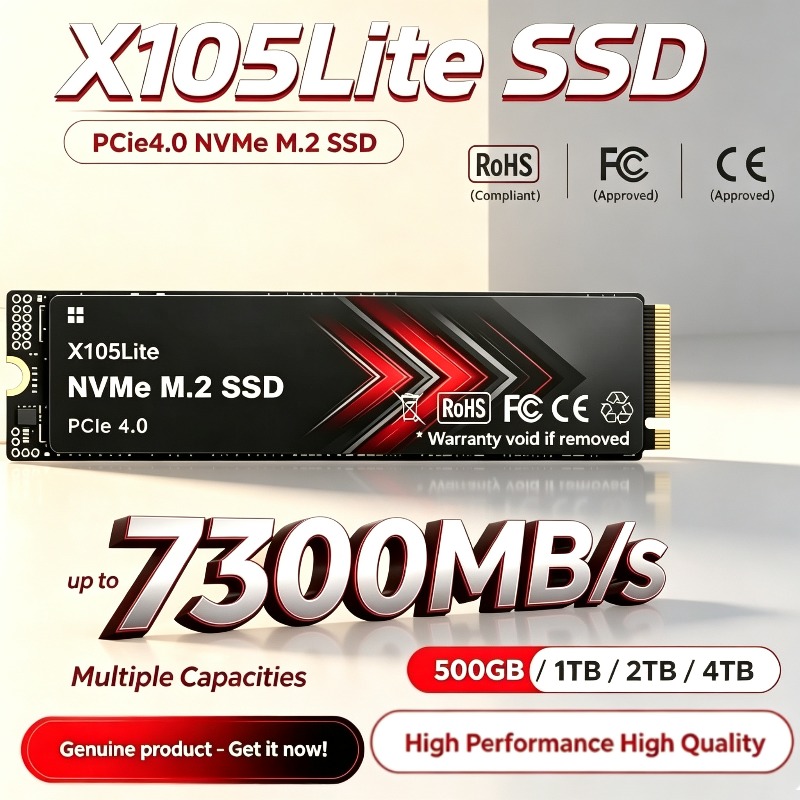 X105Lite 500GB-4TB SSD NVMe M. - M.2 Nvme 4Tb Pcie 4.0 Ssd ulasan dan harga