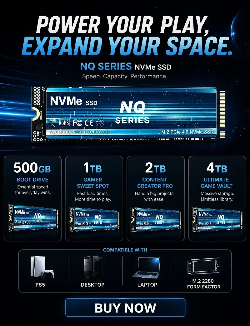 NQ 2TB 4TB SSD M.2 NVMe Intern - M.2 Nvme 4Tb Pcie 4.0 Ssd ulasan dan harga