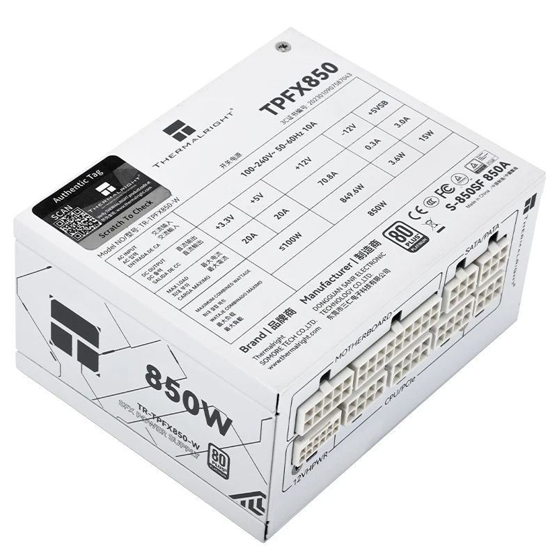 Thermalright TR-TPFX850 SFX mo - Sfx Power Supply 850W Gold ulasan dan harga