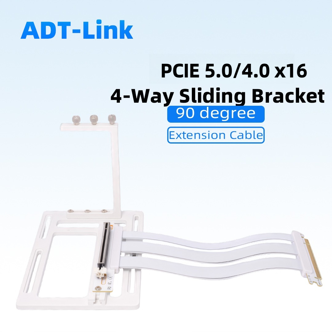 Kabel Riser PCIe 5.0 /4.0 /3.0 - Pcie 4.0 X16 Riser Cable 90 Degree ulasan dan harga