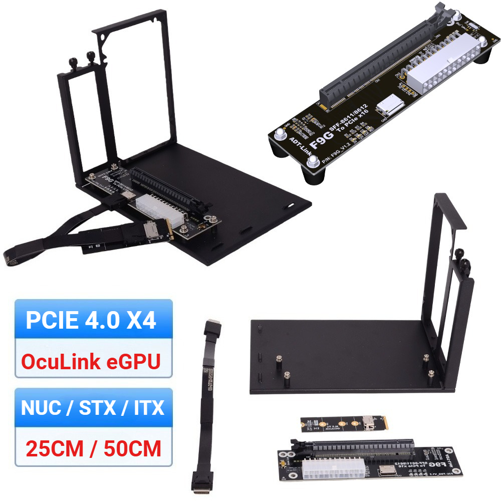 Dock GPU Eksternal F9G-BK7 EGP - External Gpu Dock Pcie 4.0 Oculink ulasan dan harga