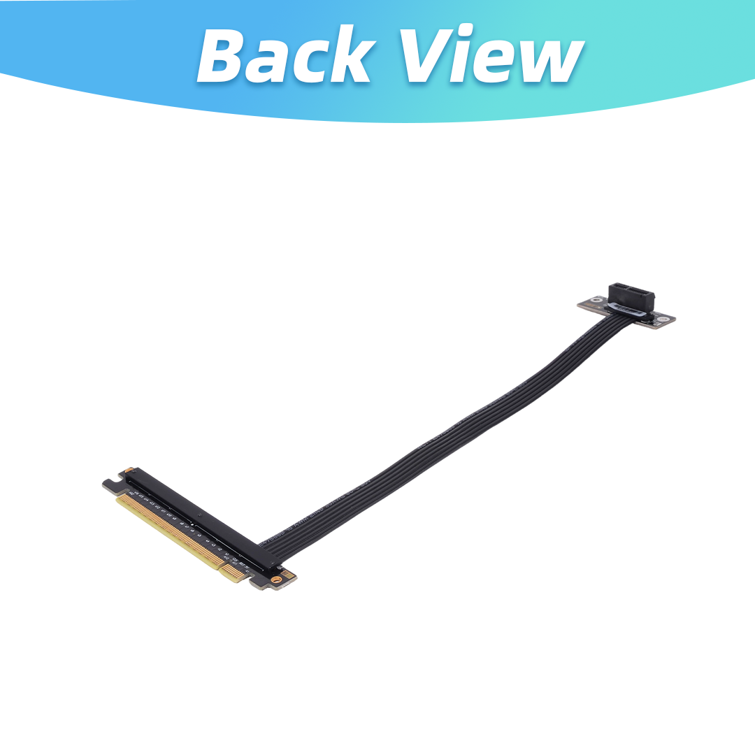 Kabel Ekstensi PCIe 4.0 / 3.0  - Pcie 4.0 X16 Riser Cable 90 Degree ulasan dan harga