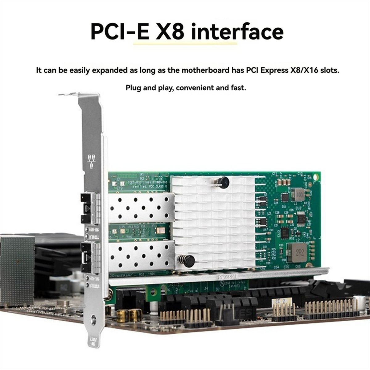 Stable- X520-DA1 10Gb SFP+ Kar - 10Gb Sfp+ Pcie Network Card Dual Port ulasan dan harga
