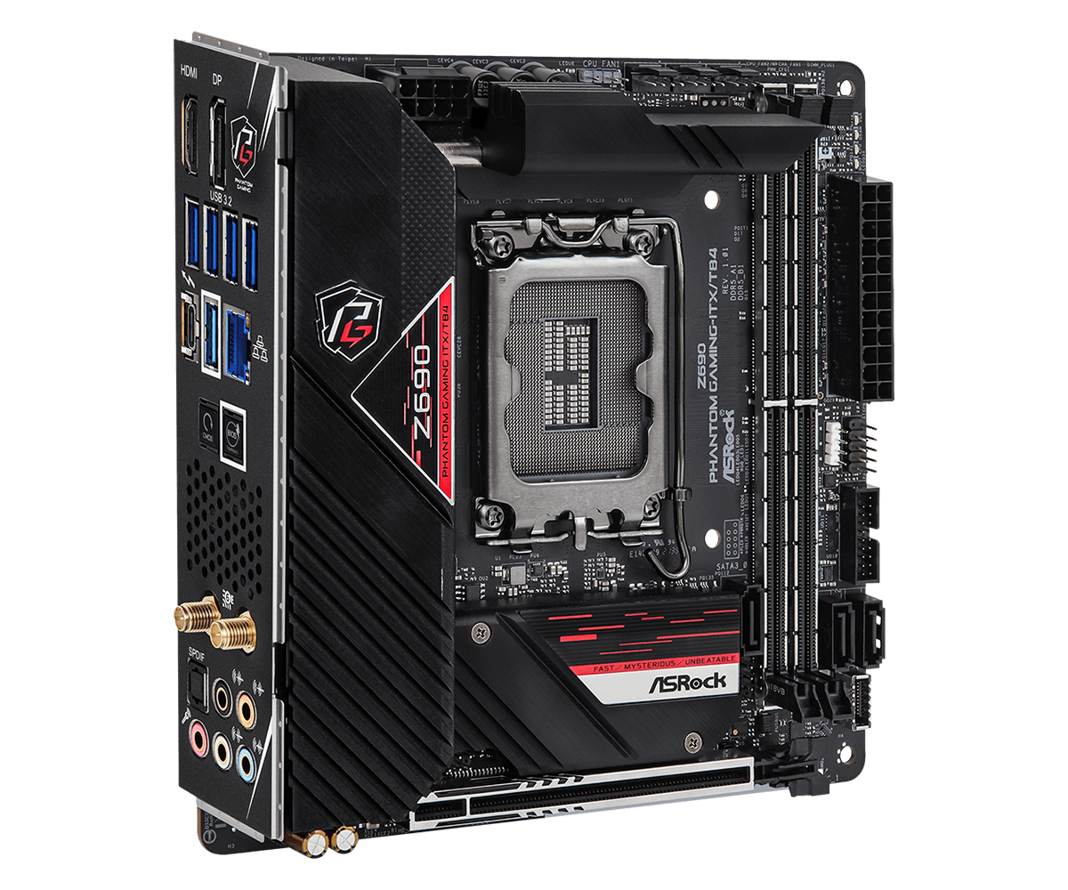 ASROCK Z690 Phantom Gaming-ITX - Lga 1700 Ddr5 Itx Motherboard ulasan dan harga