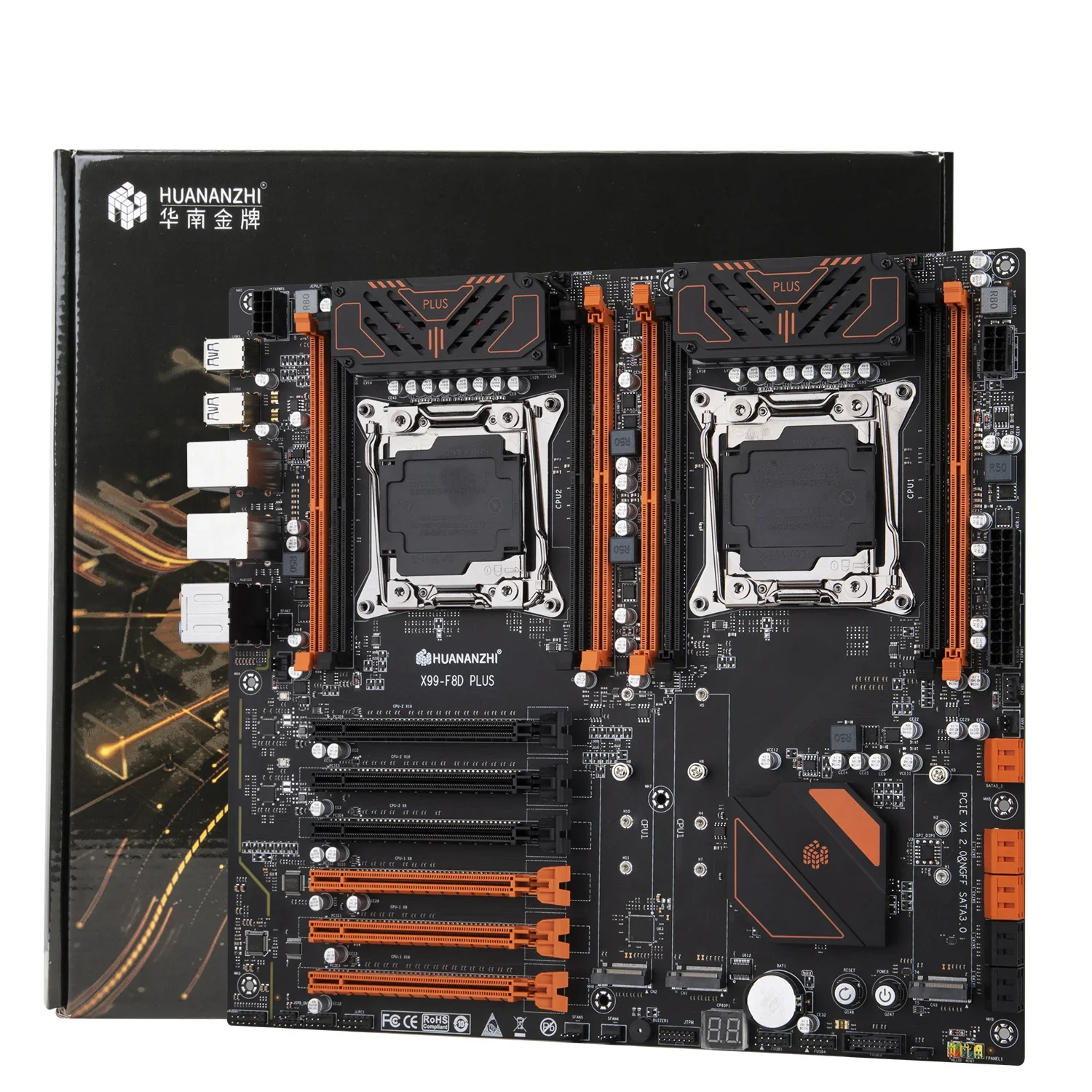 X99 F8D PLUS Motherboard ganda - X99 Dual Cpu Motherboard Combo ulasan dan harga