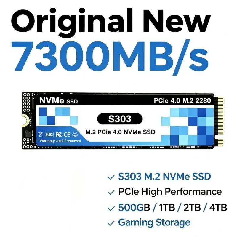 S303 PCIe 4.0 M.2 NVMe SSD 500 - M.2 Nvme 4Tb Pcie 4.0 Ssd ulasan dan harga