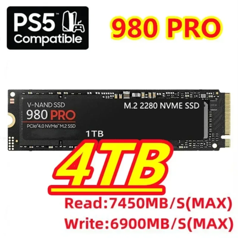 SSD 980 Pro Baru 1TB 2TB 4TB N - M.2 Nvme 4Tb Pcie 4.0 Ssd ulasan dan harga